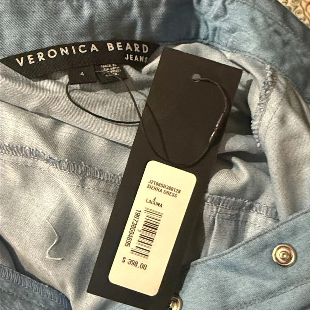 Veronica Beard Sierra Chambray Mini Dress NWT - Picture 6 of 6